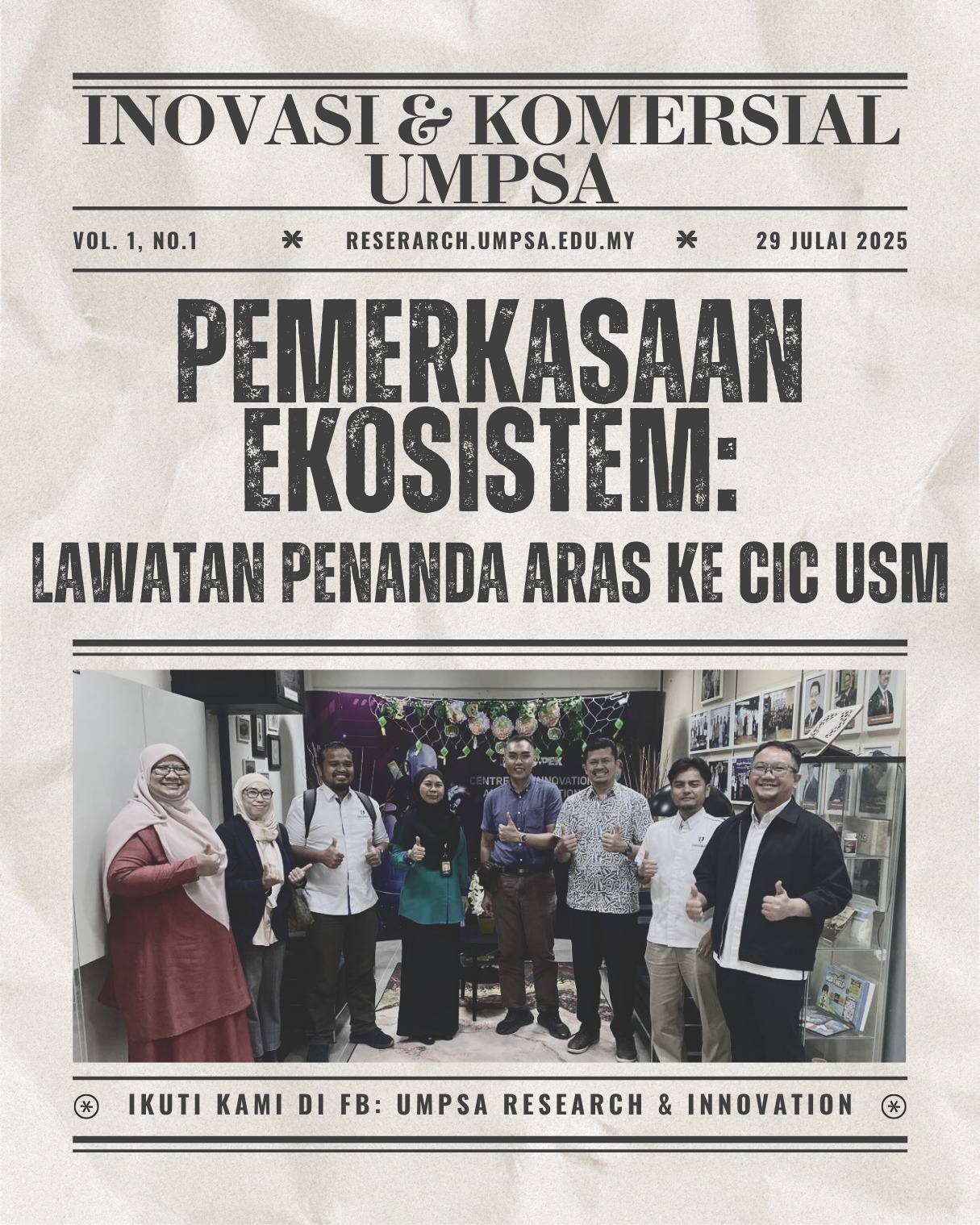 Pemerkasaan Ekosistem Inovasi &amp; Pengkomersialan UMPSA